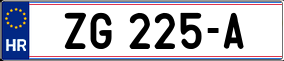 Truck License Plate